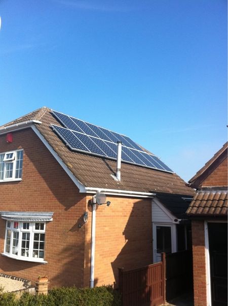 Roof mounting PV solar panels