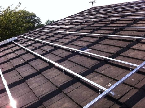 Solar panel roof fixings