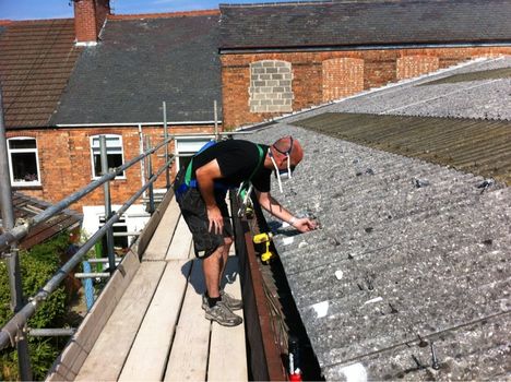 Roof fixing preparation